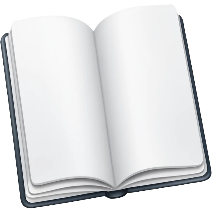 emoji of open magazine with nothing inside emoji