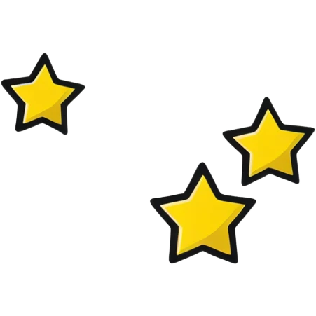 yellow stars twinkling emoji