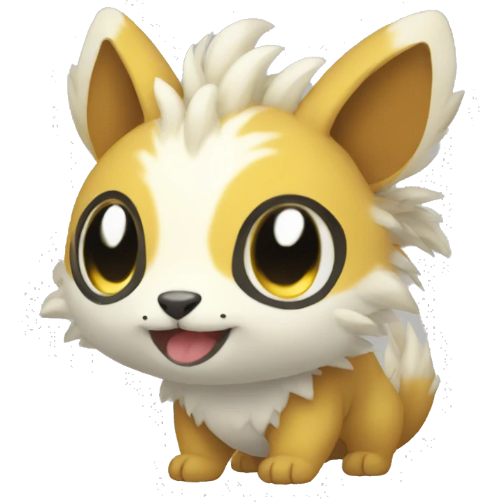 Cute cool animal hybrid Fakemon emoji