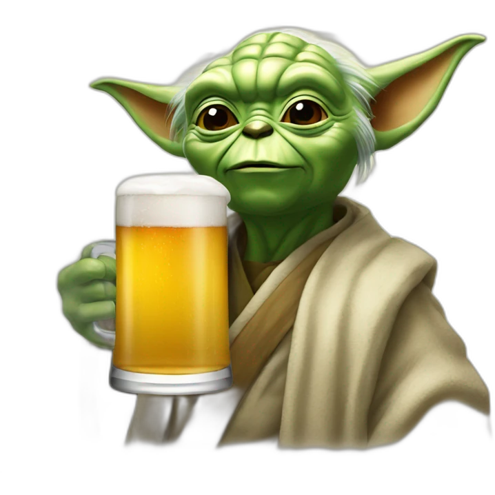 yoda-drink-beer emoji