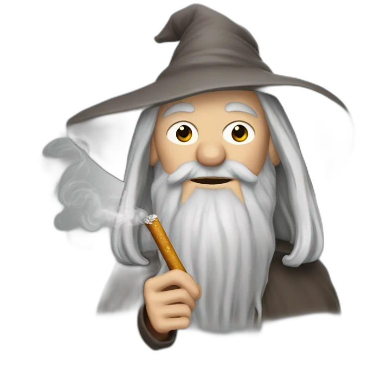 gandalf smoking emoji