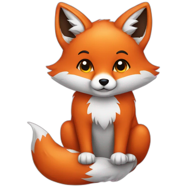 fox in love emoji