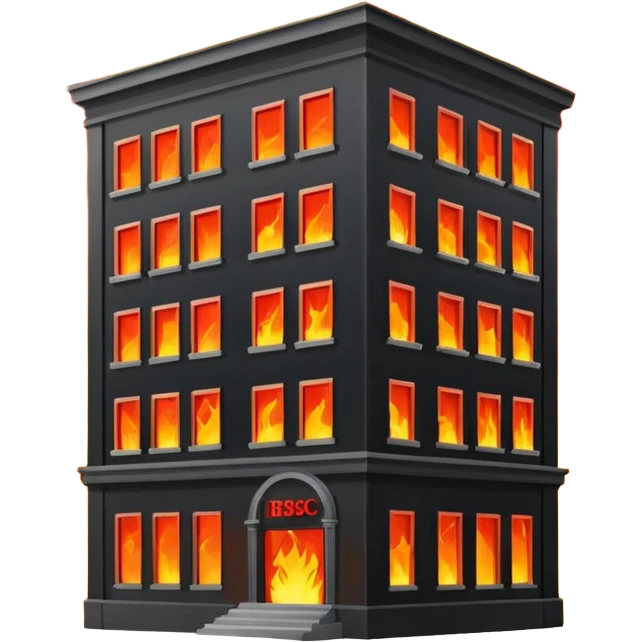 HSBC on fire emoji