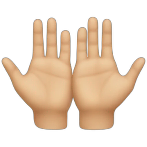 Cœur avec les mains emoji