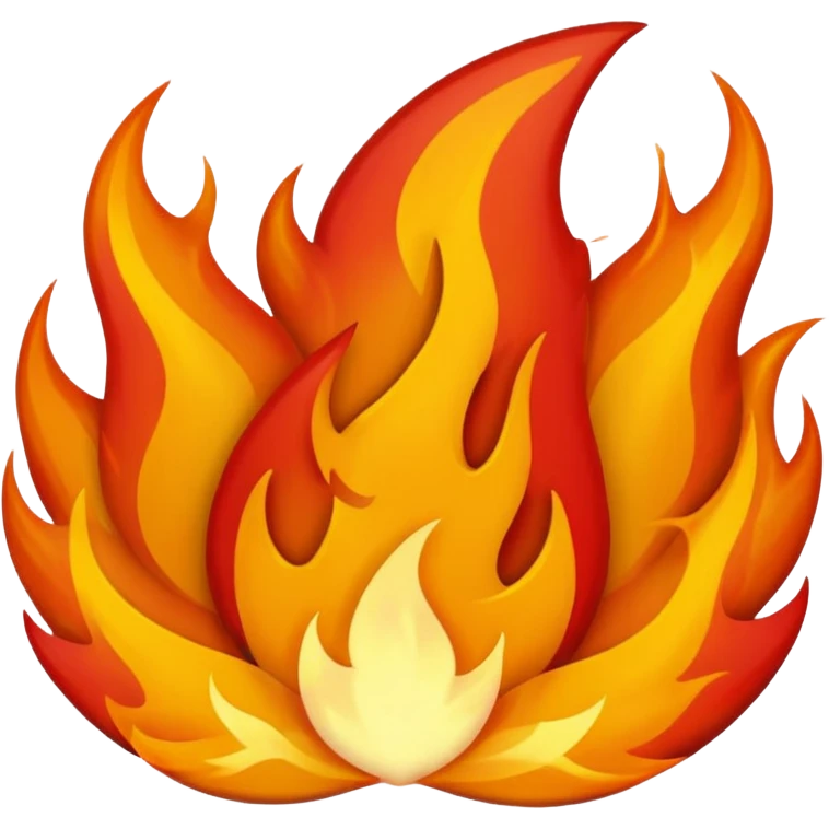 pasión celestial, con fuego y con mucho poder emoji