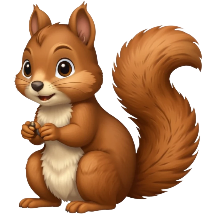 Squirral, half body emoji