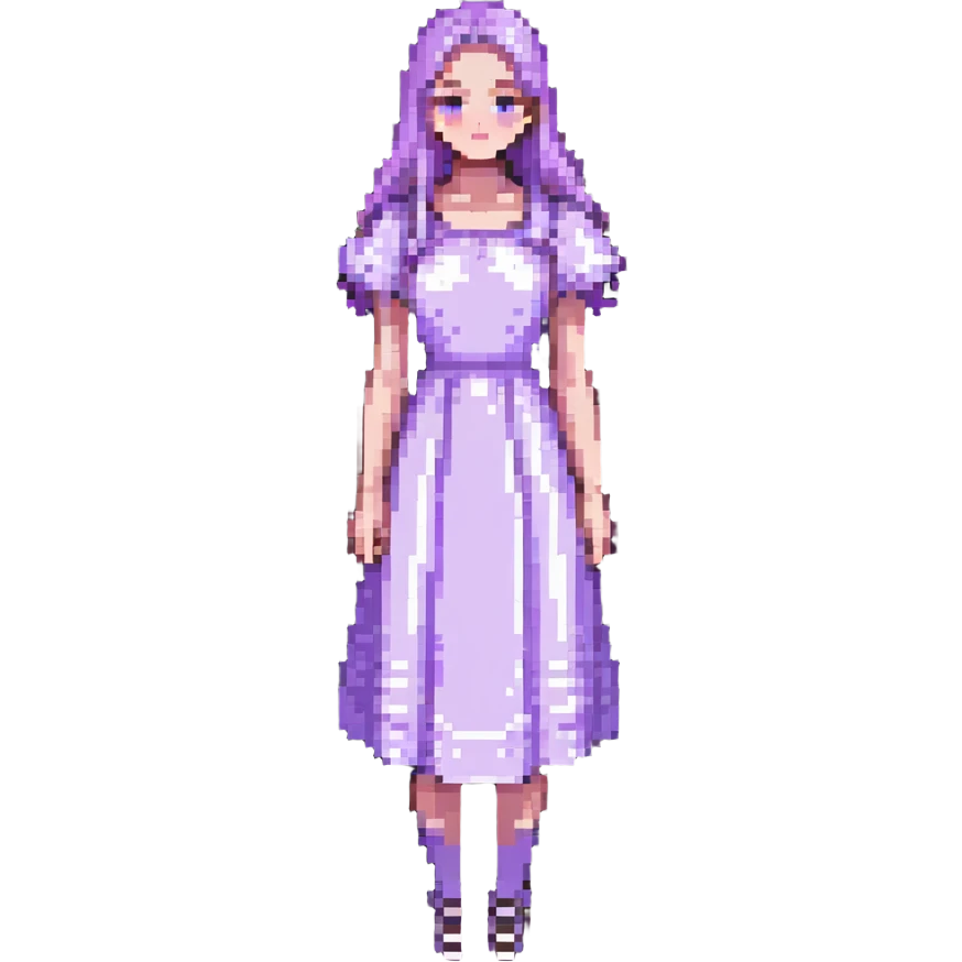 very light lavender rosy dress emoji
