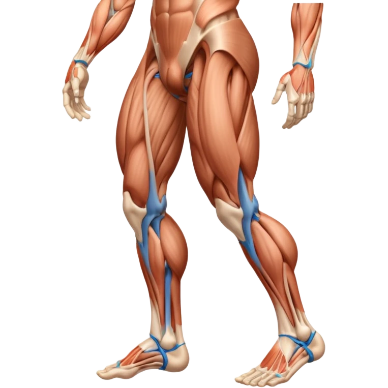 Create leg muscles emoji