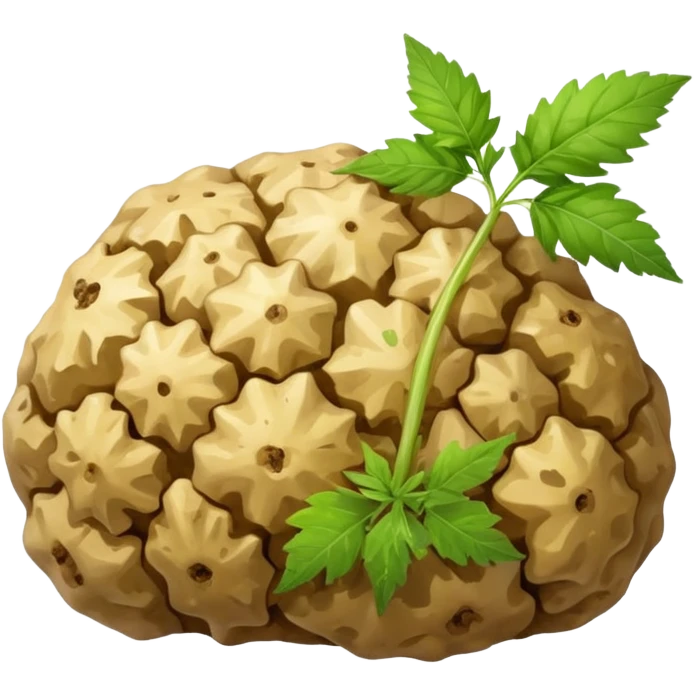 white truffle with weed emoji