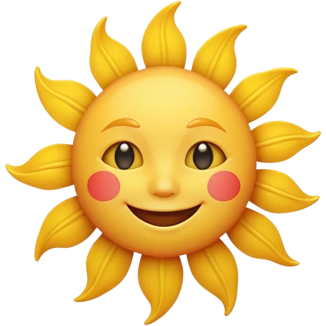 Taiwan with smiling sun emoji