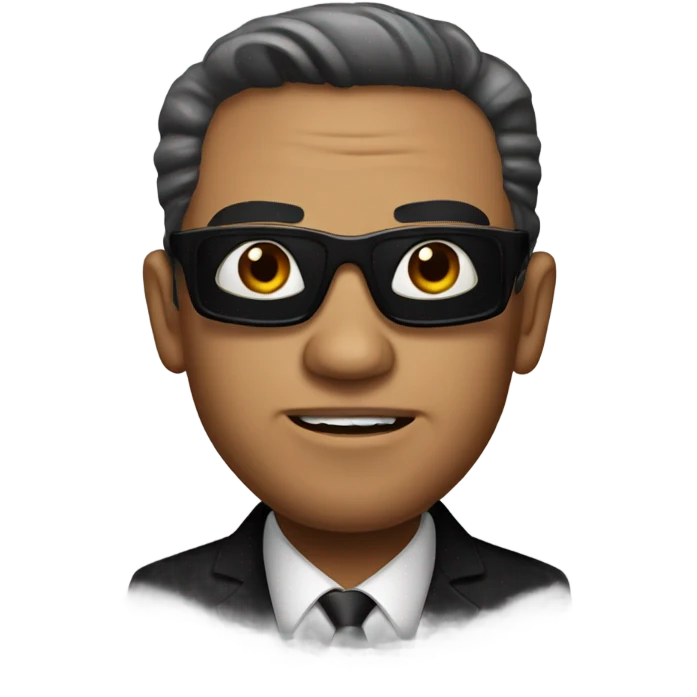 Men in black emoji