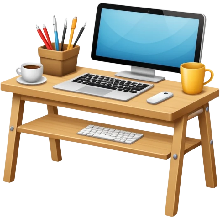 mesa de trabajo en equipo emoji