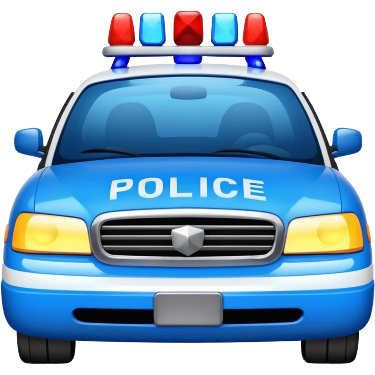 police car emoji