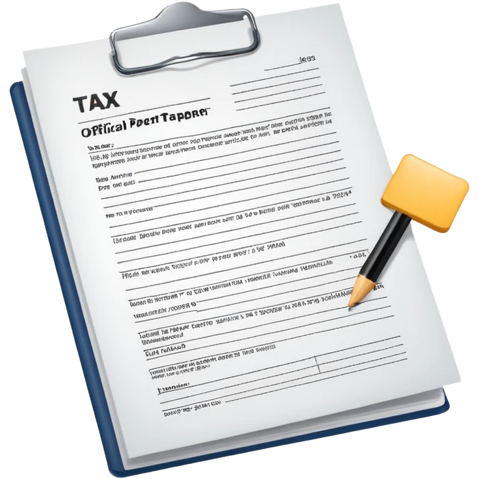 Tax money document emoji