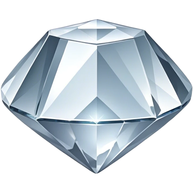 Silver gem emoji