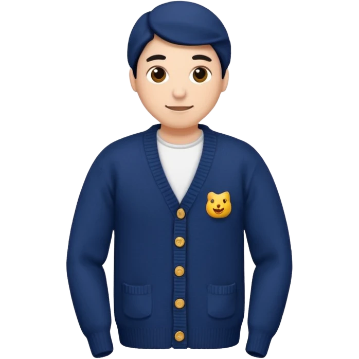 navy cardigan emoji