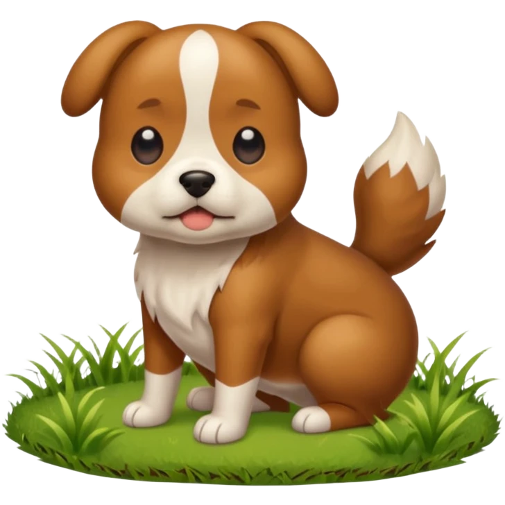 dog pooping emoji