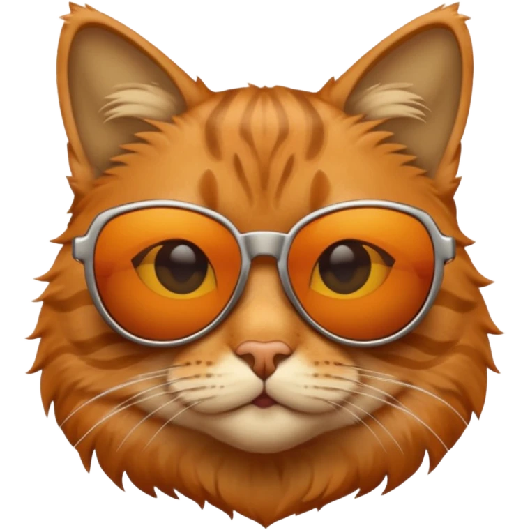 Cat wearing sunglasses emoji