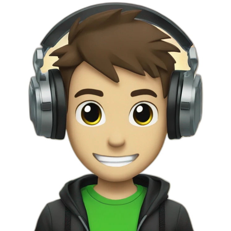 ben 10 xlr8 playing dj emoji