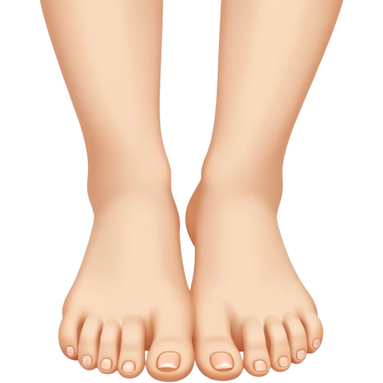 beautiful feet emoji