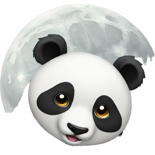 moon panda emoji