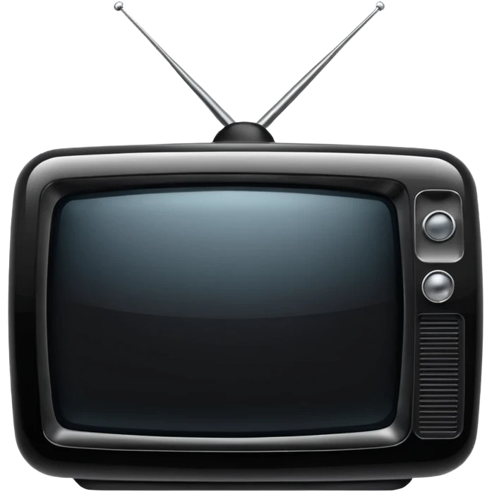 Minimal “TV” sticker  emoji