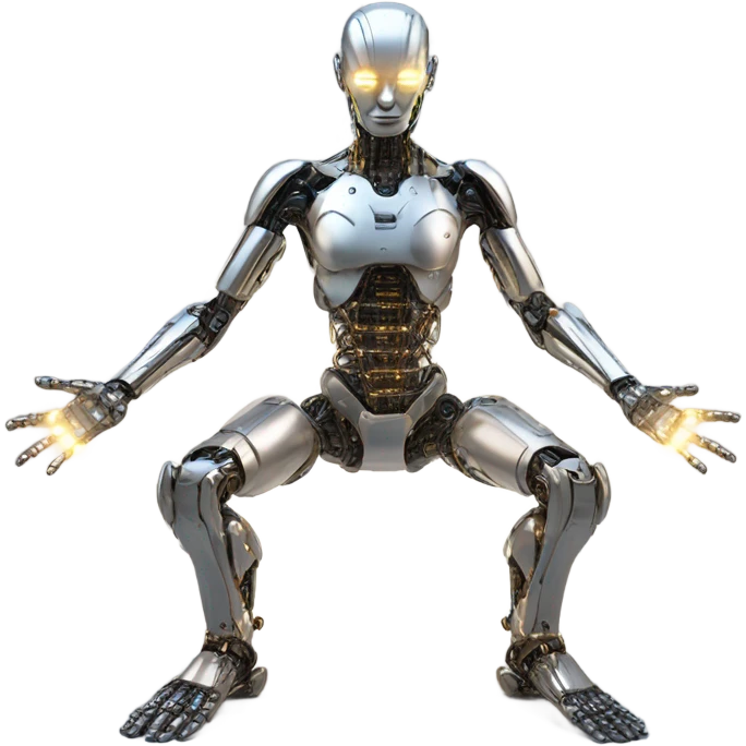 Cyborg surrender emoji