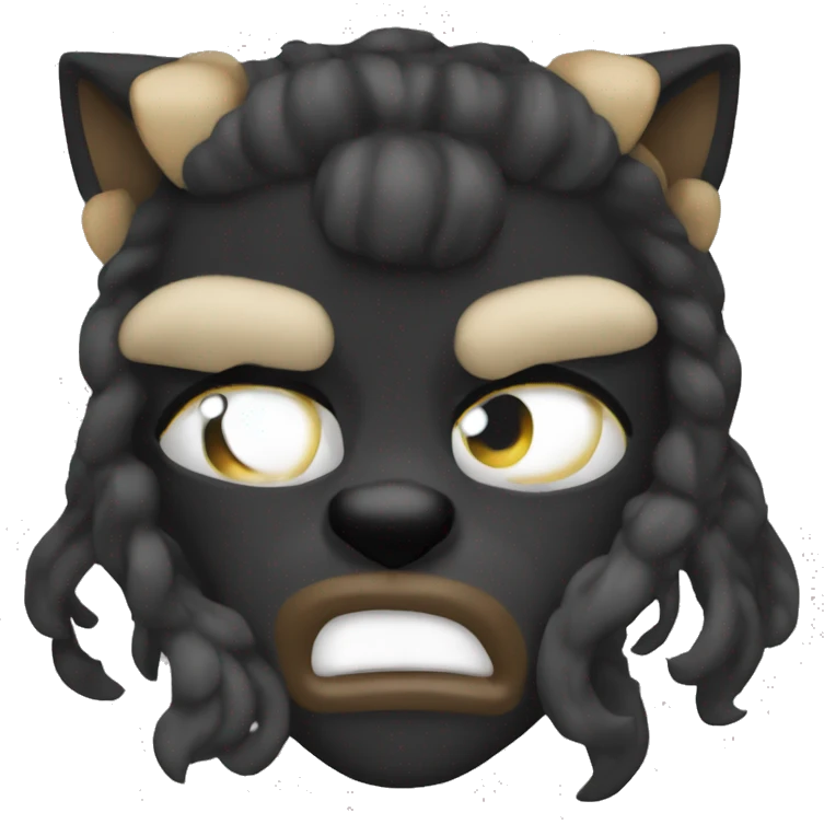 Black pantera emoji