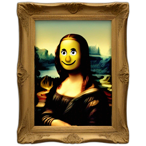 Mona lisa emoji