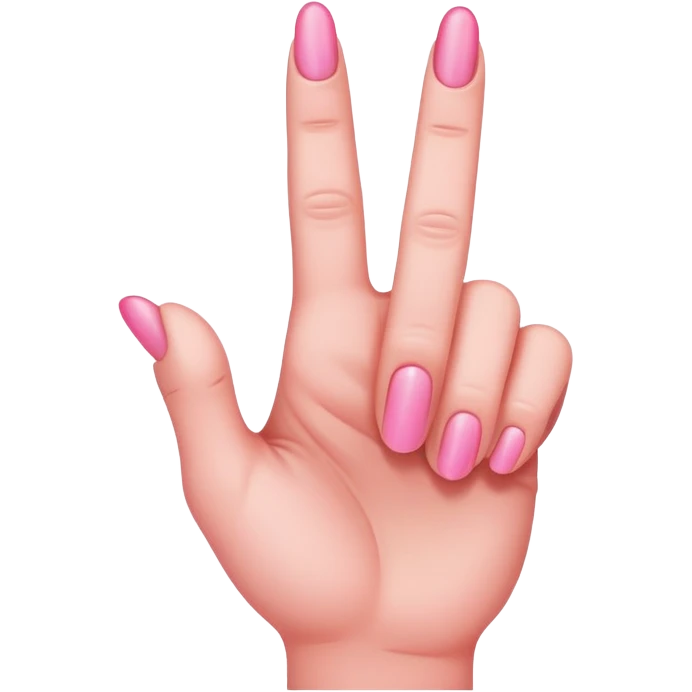 pink middle finger emoji