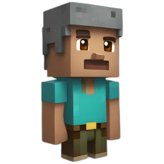 Steve from Minecraft emoji