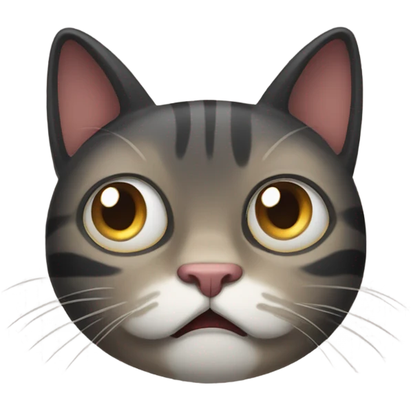 Scaredy cat emoji