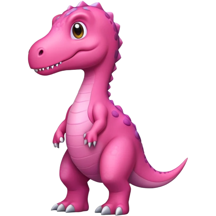 Pink dinosaur  emoji