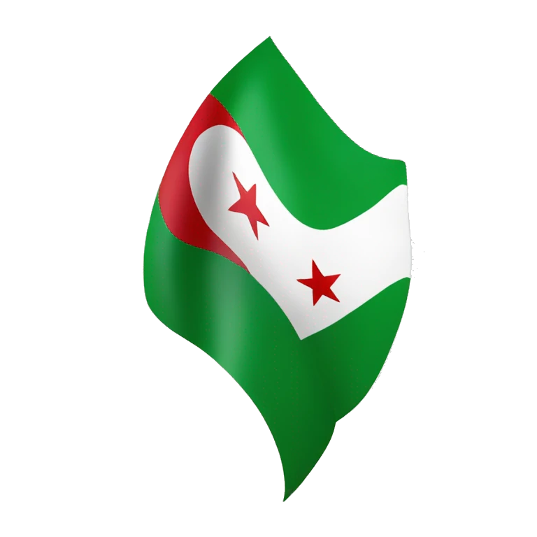 New green syrian flag  emoji