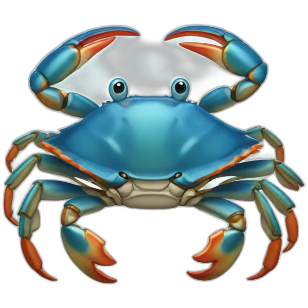 blue crab emoji