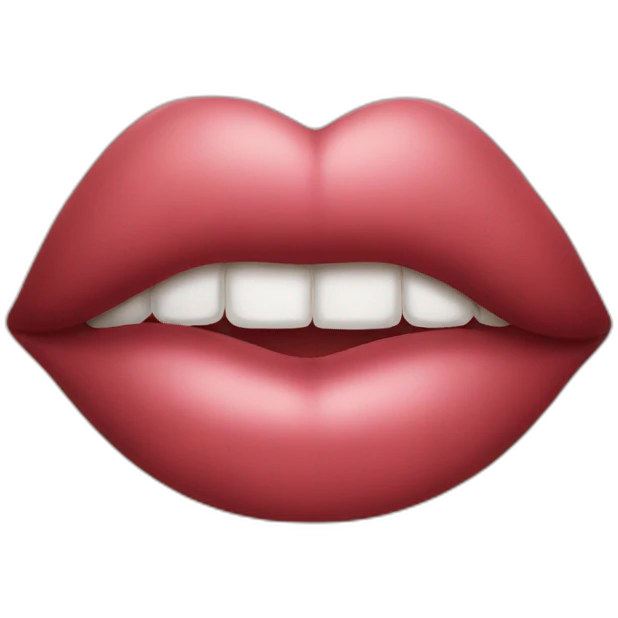 Big lips emoji