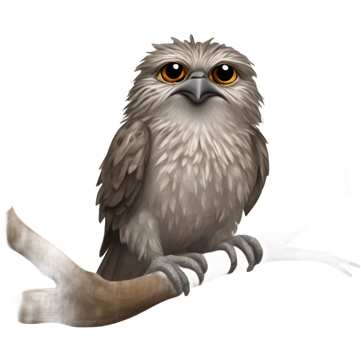 Tawny frogmouth emoji