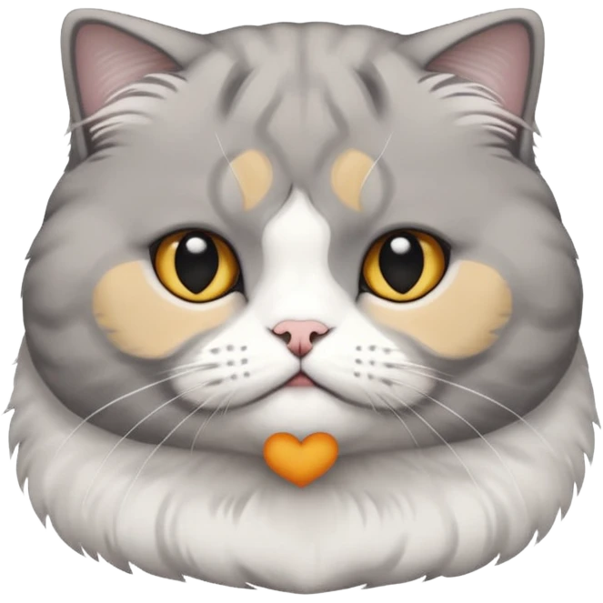 Scottish fold emoji