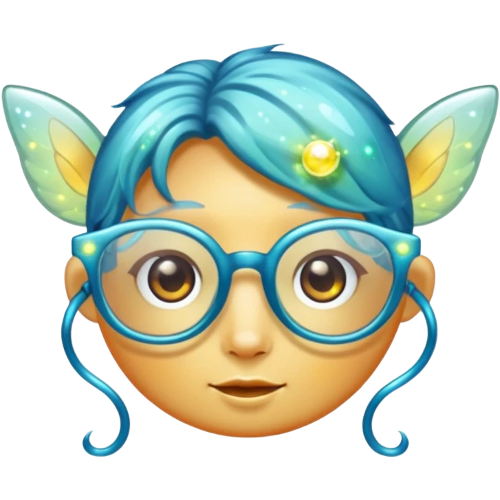 glasses with fae, emoji