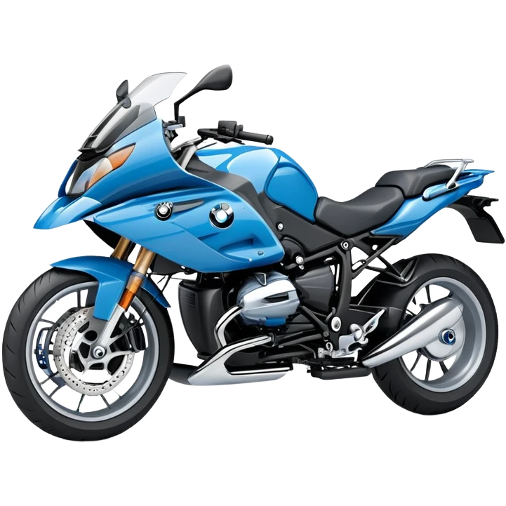 blue BMW motorcycle emoji
