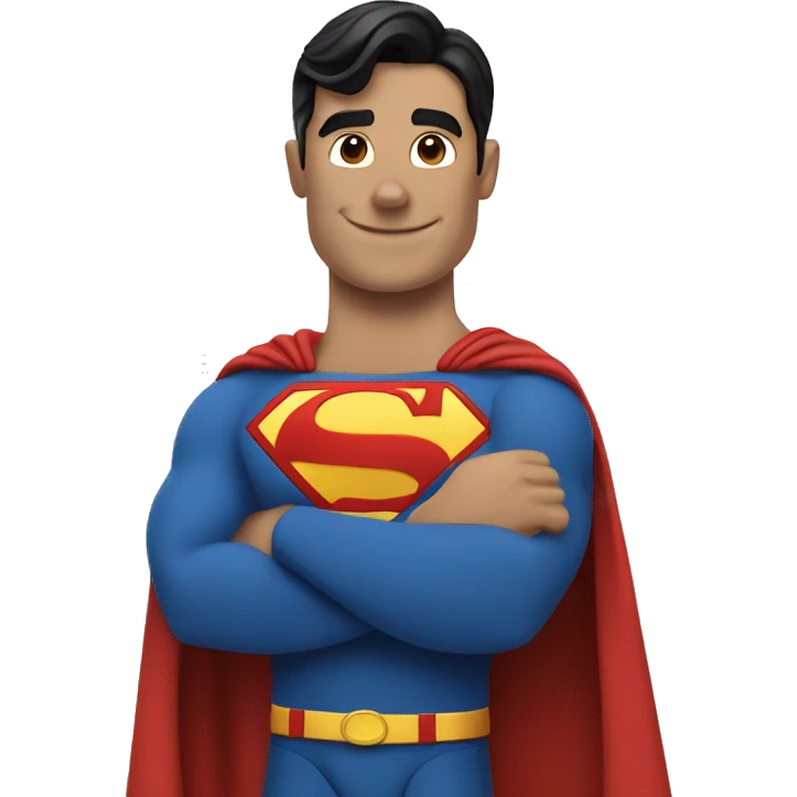 Superman thumbs up  emoji