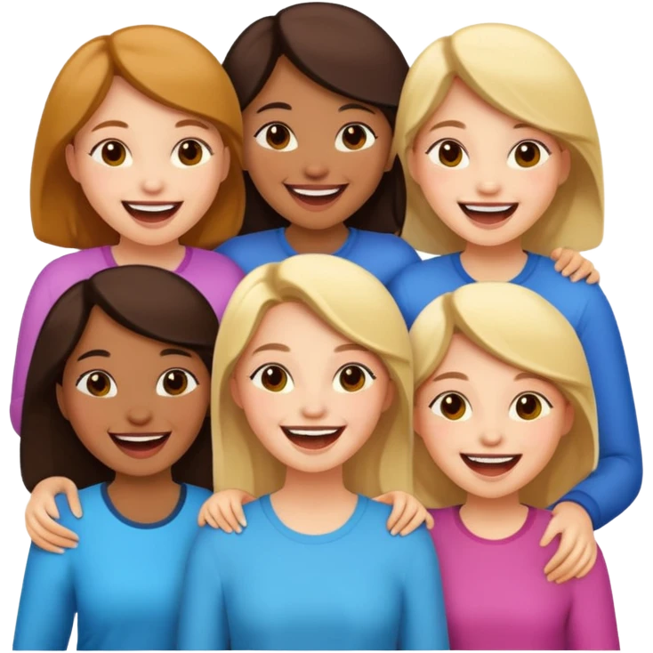 5 girls emoji