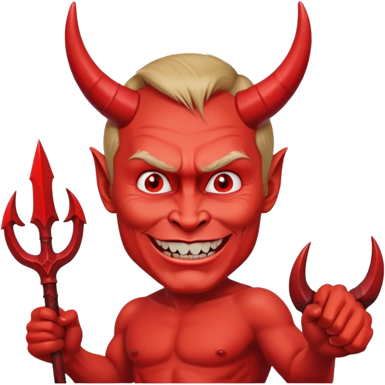 Putin as a devil emoji
