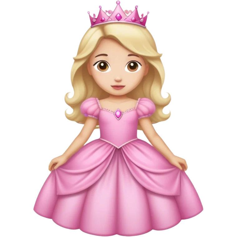 Pink princess  emoji
