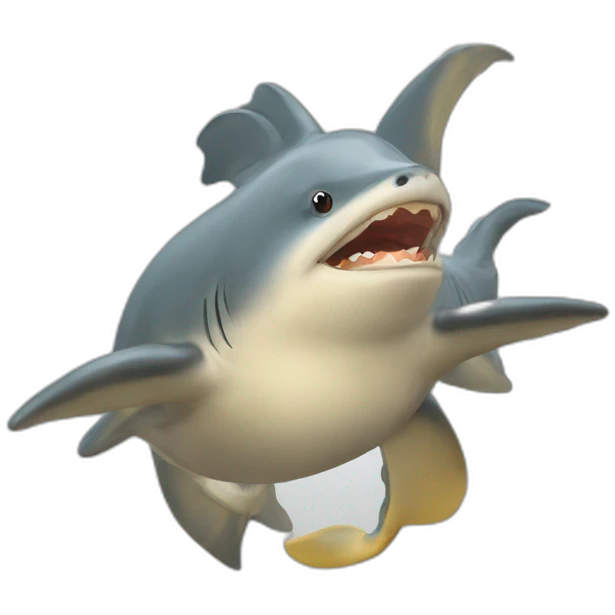 Chat sur dauphin emoji