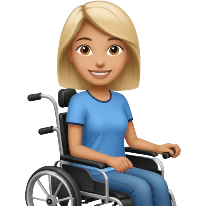 woman in motorized wheelchair emoji