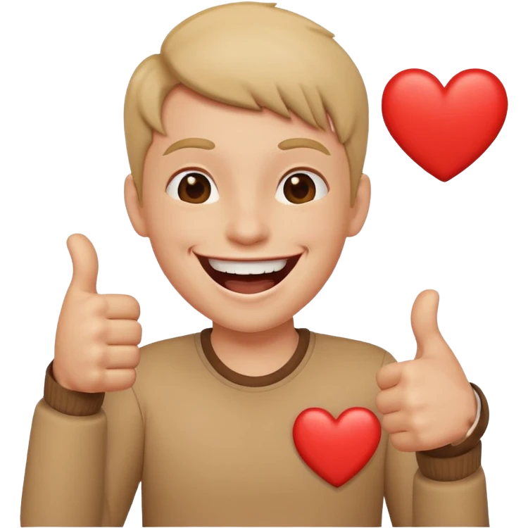 Add these three emojis = 😂+ ❤️ + 👍 emoji