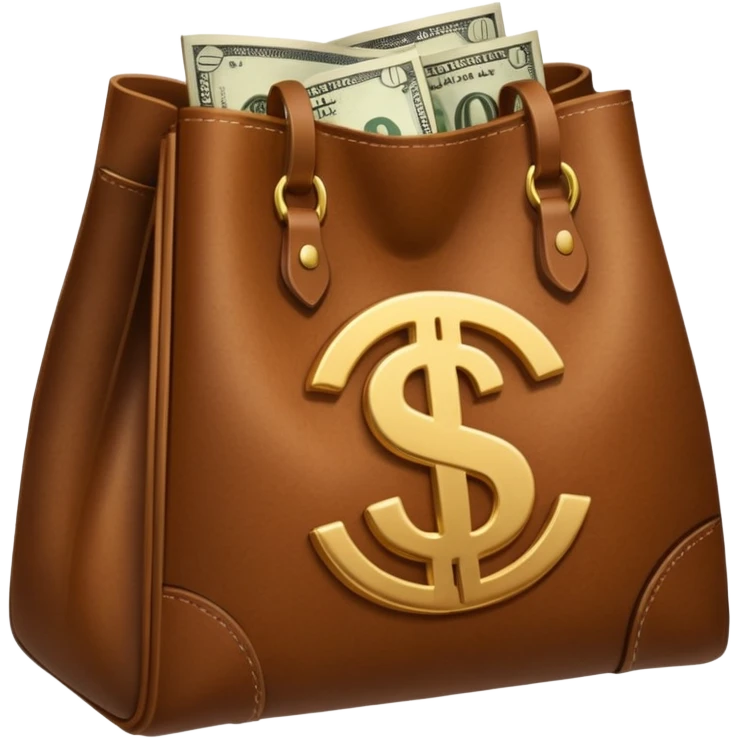 bag with a dollar sign emoji