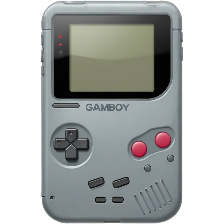 gameboy with no logo emoji emoji