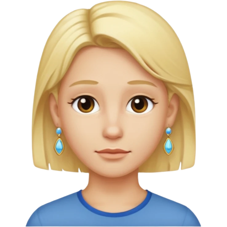 blond earringed with no beard emoji